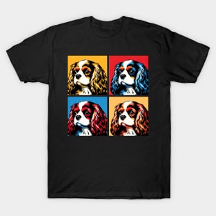 Cavalier King Charles Spaniel Pop Art - Dog Lover Gifts T-Shirt